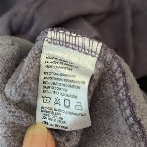 Seaside Oregon Coast oversized hoodie Ice purple small nwot - Picture 5 of 5